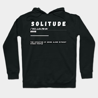 Word Solitude Hoodie